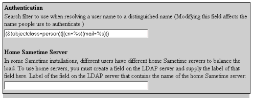 Figure 7: Example of authentication settings Figure 7: Example of authentication settings